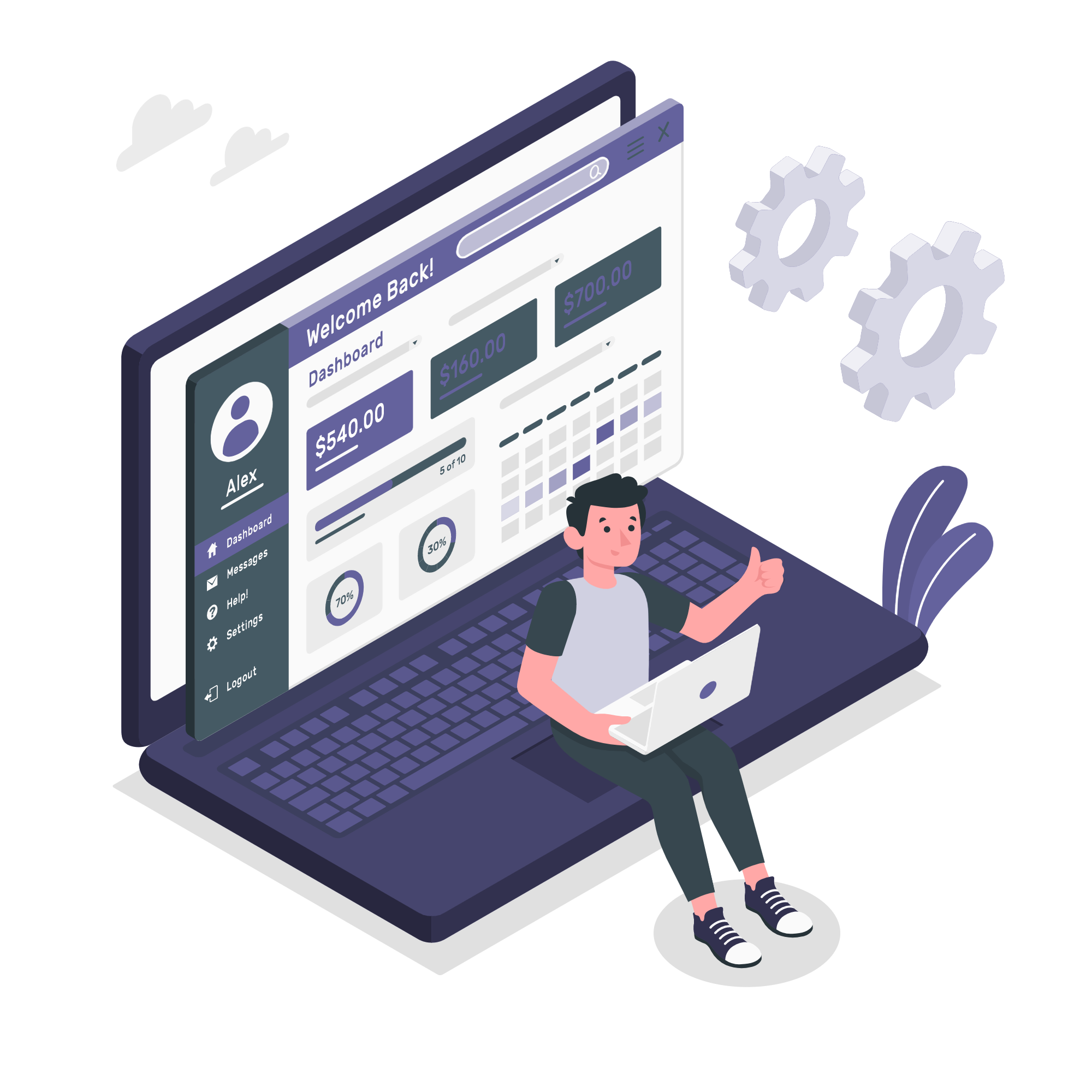 Dashboard illustration